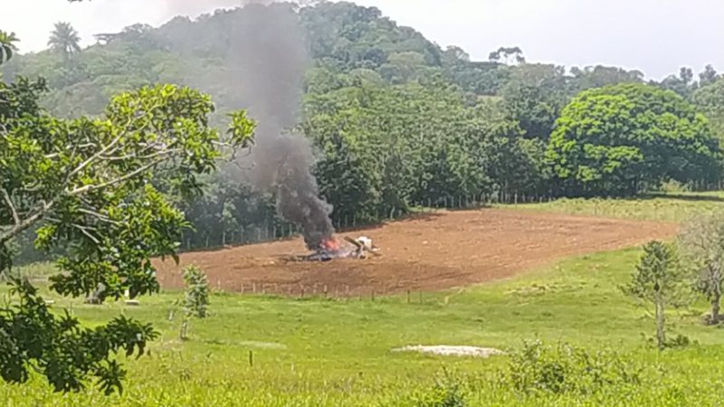  Avião cai e uma pessoa morre em São Sebastião do Passé