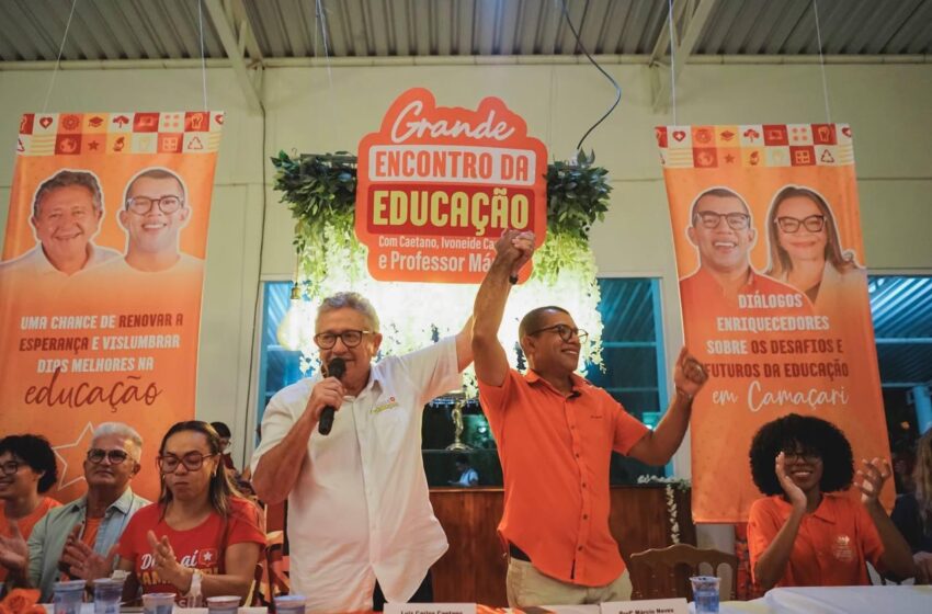  Professor Márcio se consolida como a maior liderança da educação de Camaçari