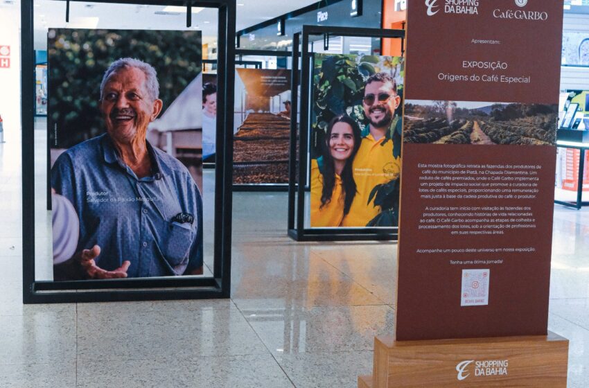  Shopping da Bahia recebe a exposição “Origens do café especial”