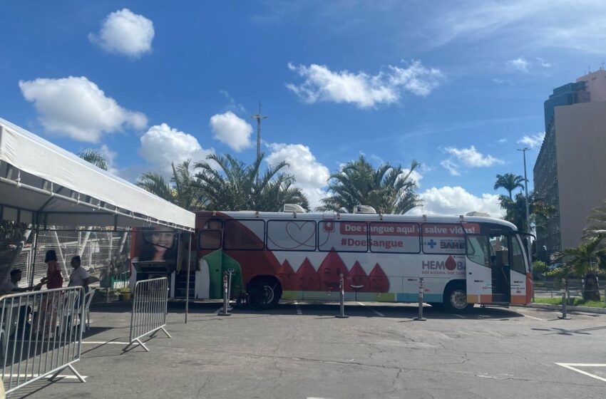  Hemóvel estaciona no Shopping da Bahia nesta terça-feira