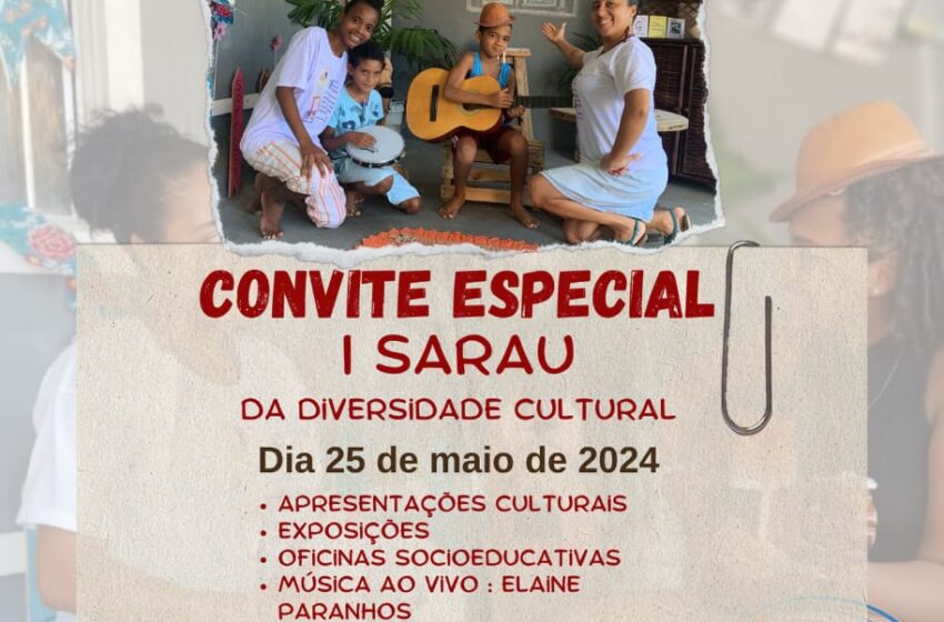  Organização Social realiza sarau neste sábado em Areias