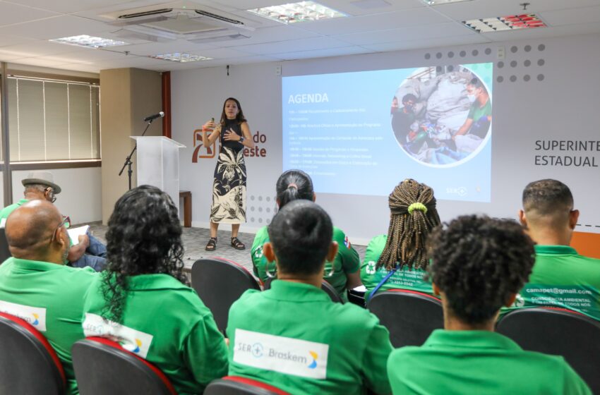  Evento discute políticas públicas para cooperativas de materiais recicláveis na Bahia 