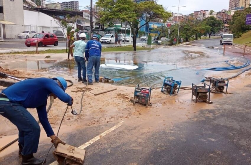  Normalização do Abastecimento de água  deve ocorrer em até 72 horas em bairros de Salvador